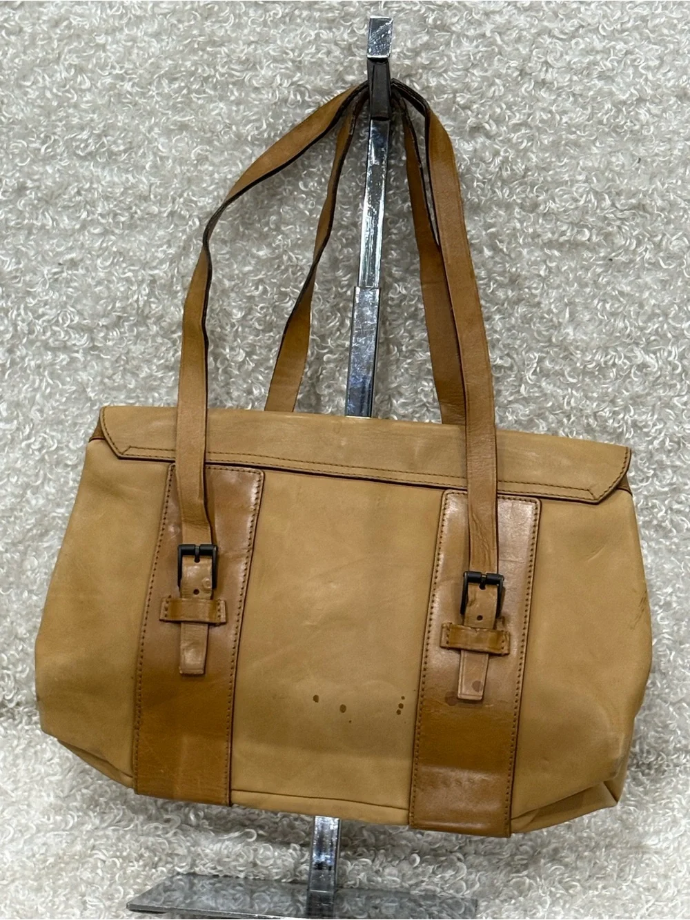Gucci Leather Messenger double handle Bag